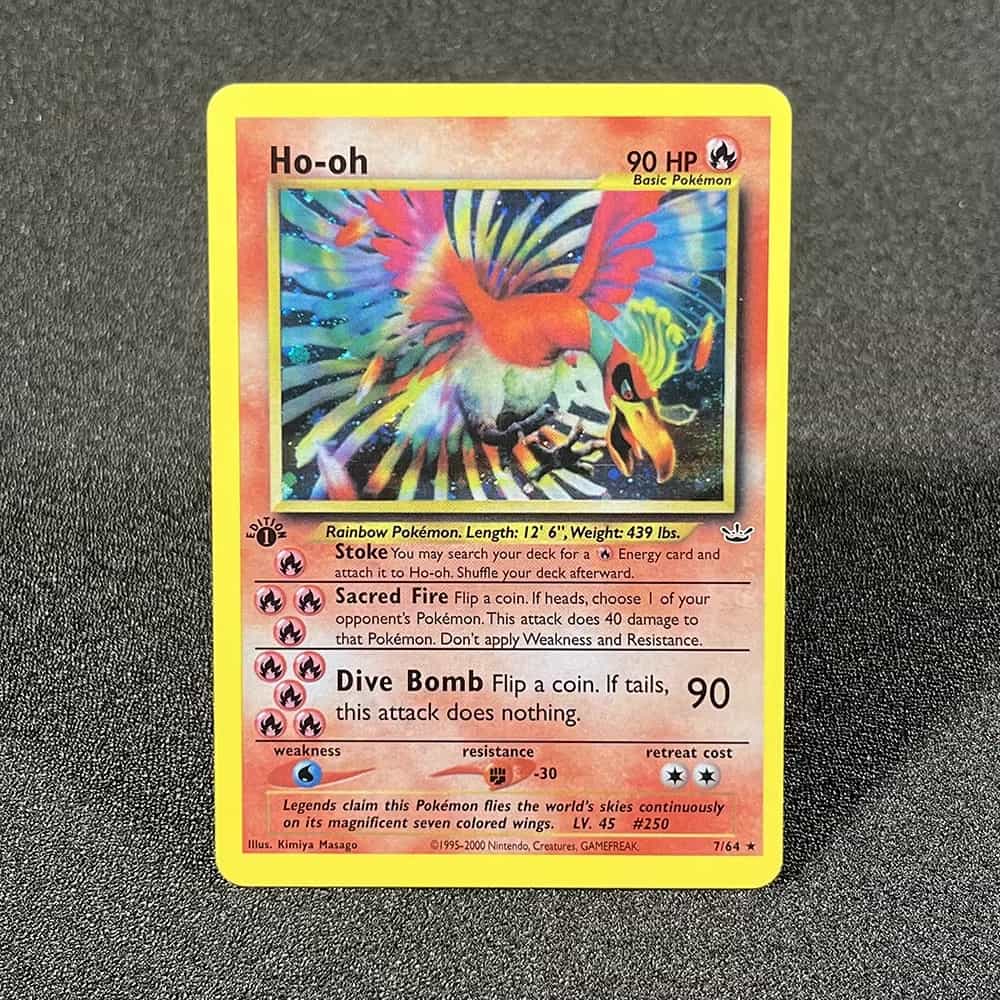 carta ho ho holográfica serie neo