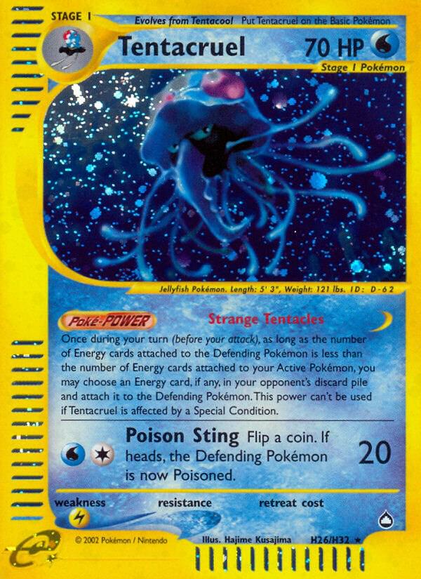 tentacruel holográfico serie pokemon auapolis